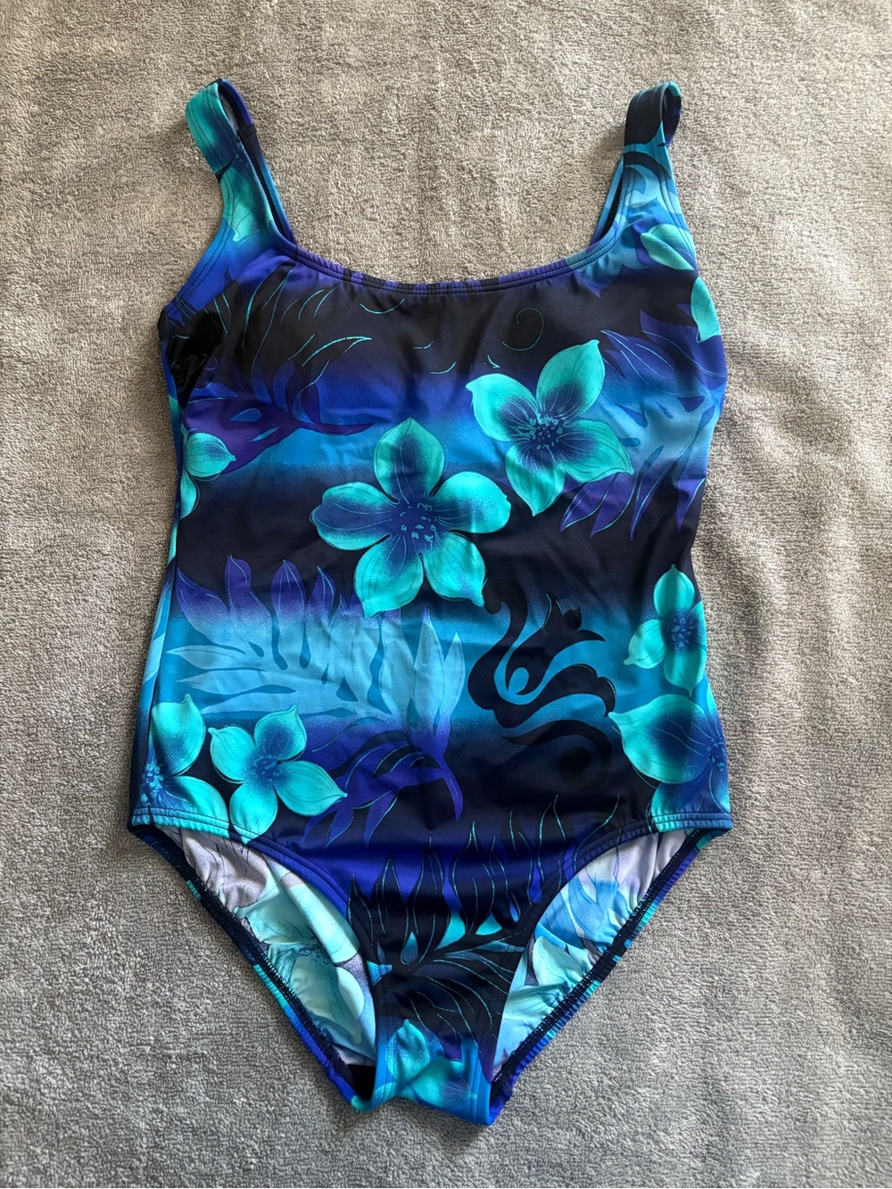 longitude floral swimsuit size 12